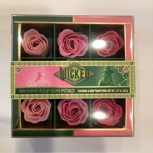 Wicked For Good Bath Tulips (Roses) Boxed Set 6 Tulips Wizard Of Oz Bath, New